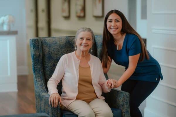 Nurse with Senior Woman